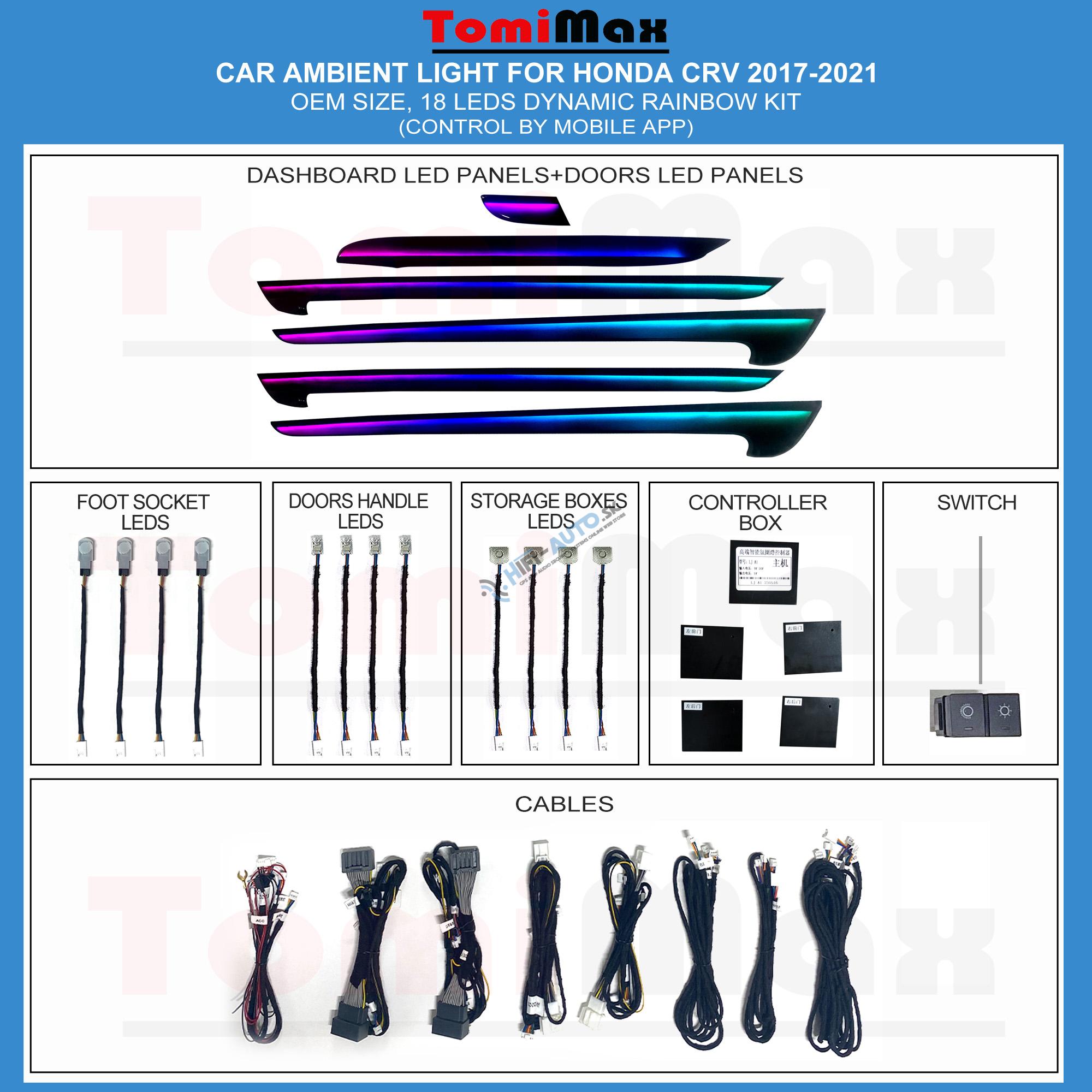 Ambientné osvetlenie Honda CRV 2017-2021