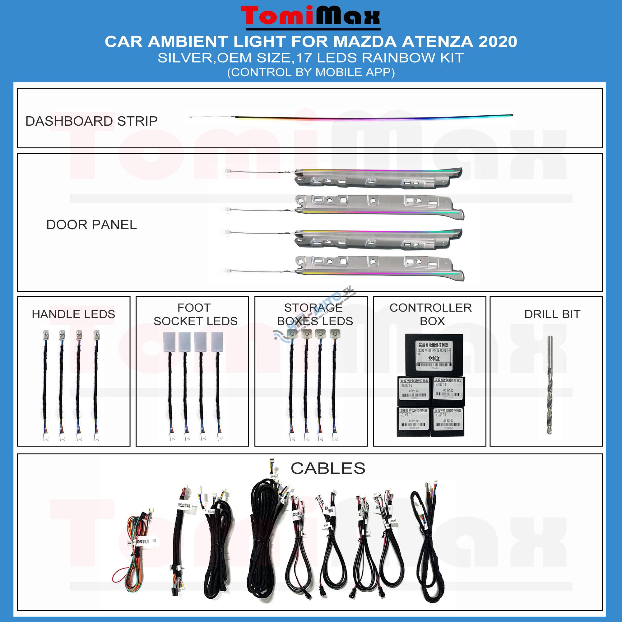 Ambientné osvetlenie Mazda Atenza 2020-2023