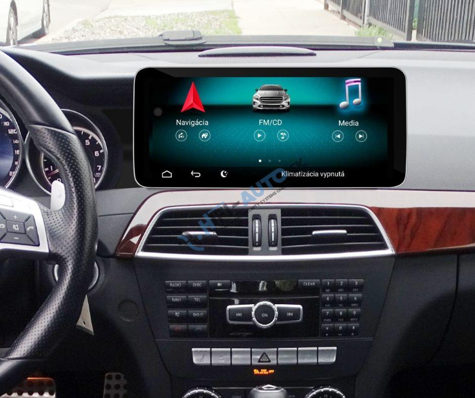 ANDROID 15 12,3" Mercedes C C204 autorádio