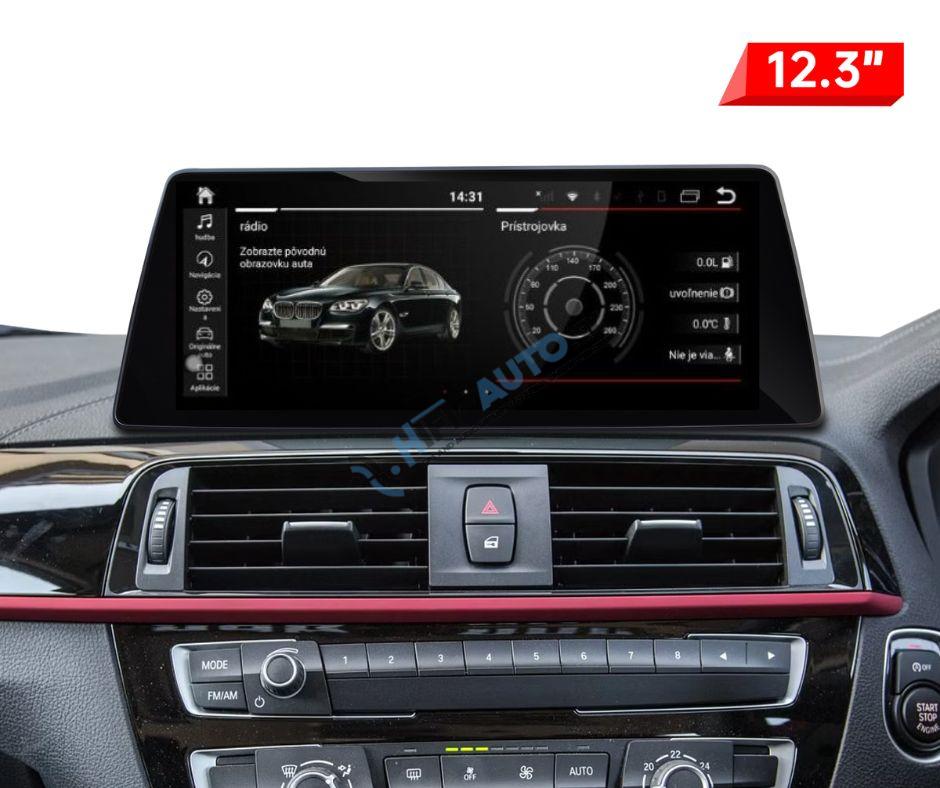 ANDROID 15 12,3" BMW 1 autorádio