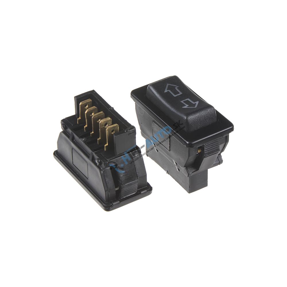 Univerzálny spínač do rámčeka alebo pre sam. montáž do otvoru 18x38