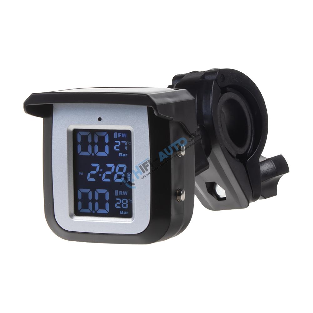 TPMS kontrola tlaku v pneumatike pre motocykle / solárne napájanie