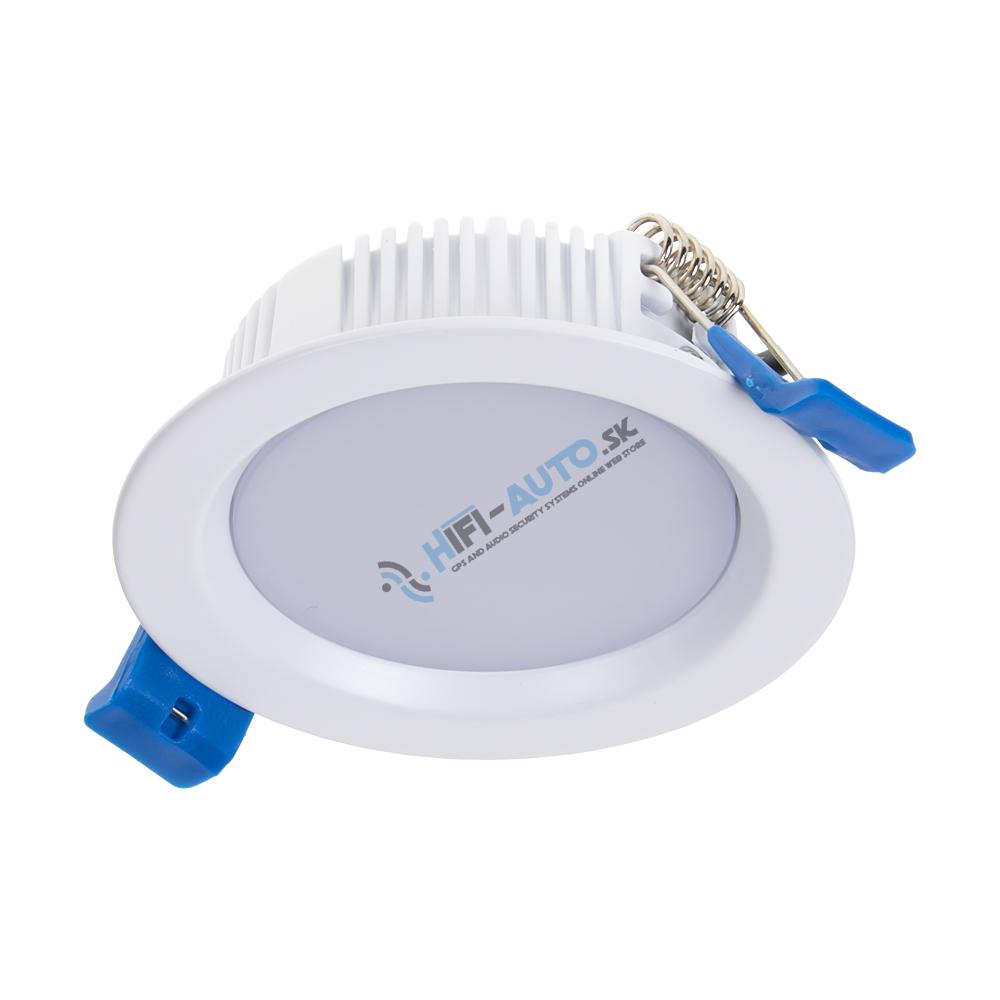 LED podhľadové svetlo 7W, ø90mm, 3000K