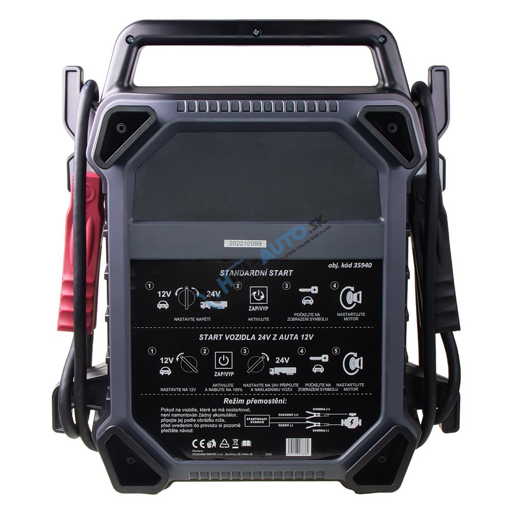 PROFI Štartovací zdroj (JumpStarter / kapacitor) 12V/1500A, 24V/900A