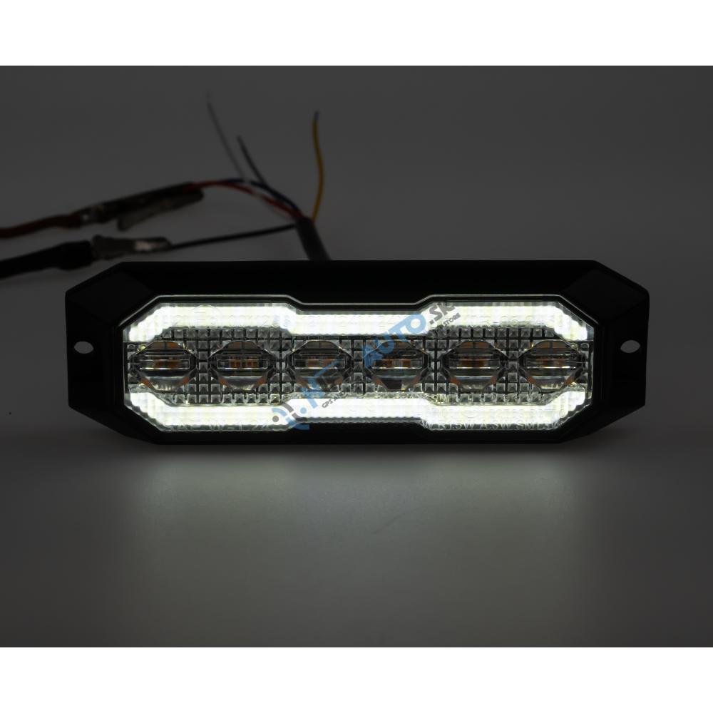 PROFI výstražné/cúvacie LED svetlo, oranžové + biele, 12-24V, ECE R65