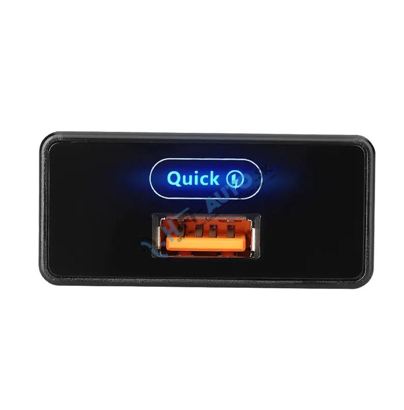 USB nabíjačka QC3.0 do panelu. 12/24V