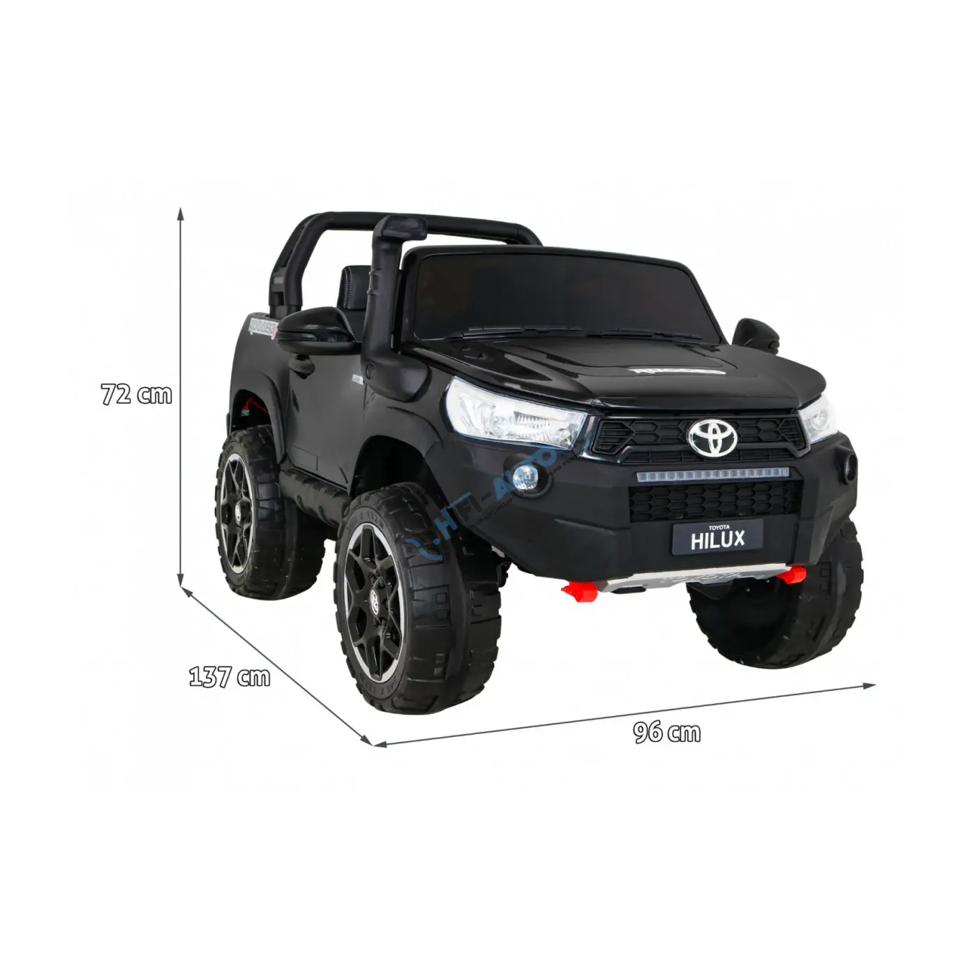 Pickup Toyota Hilux čierny