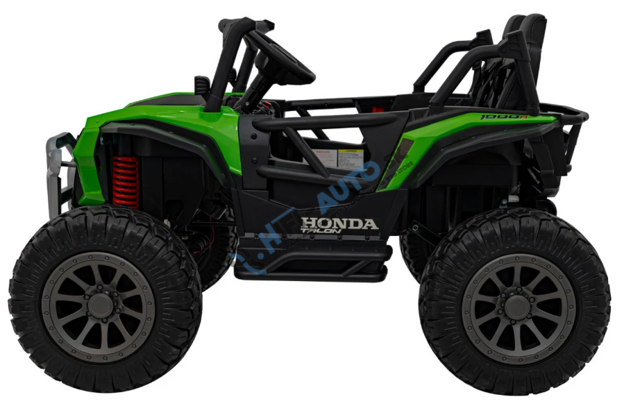 Elektrické autíčko Terenná HONDA 4x4, 4x120W, zelená farba