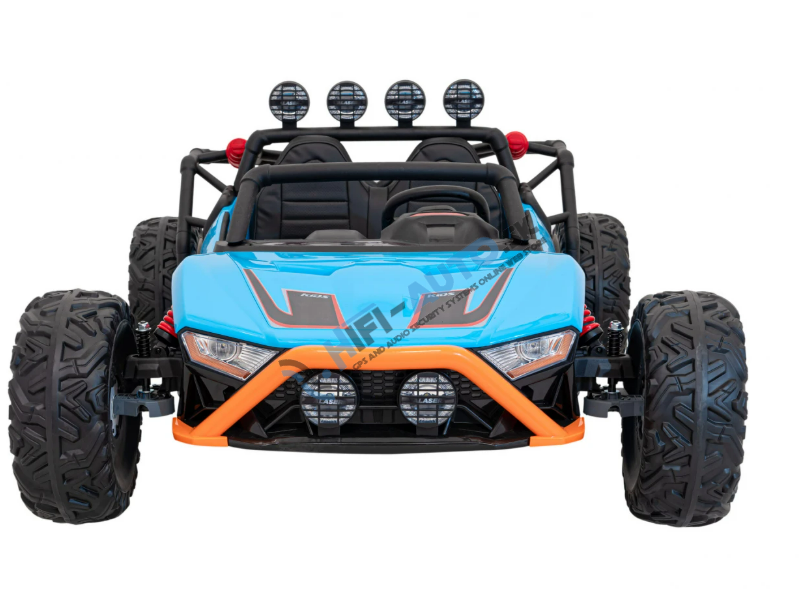 Elektrické autíčko Buggy Racing 2x200W modré