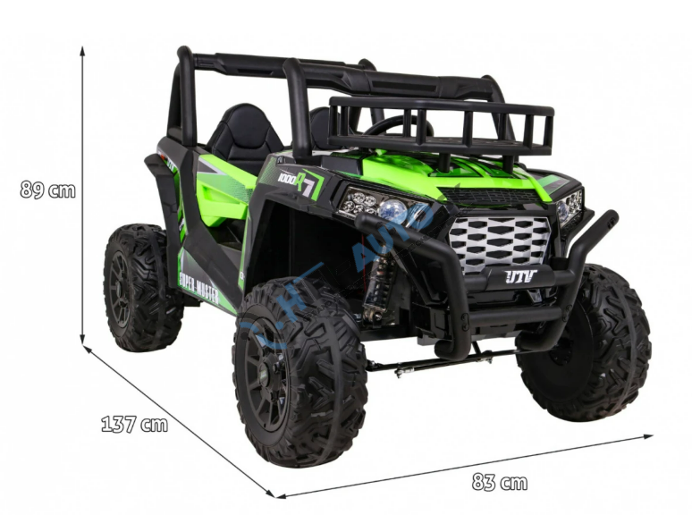 Elektrické autíčko Buggy UTV zelené