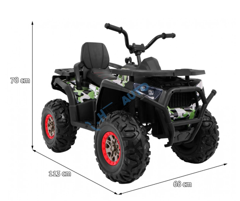 Detská elektrická štvorkolka ATV Desert 4x4 maskáčová