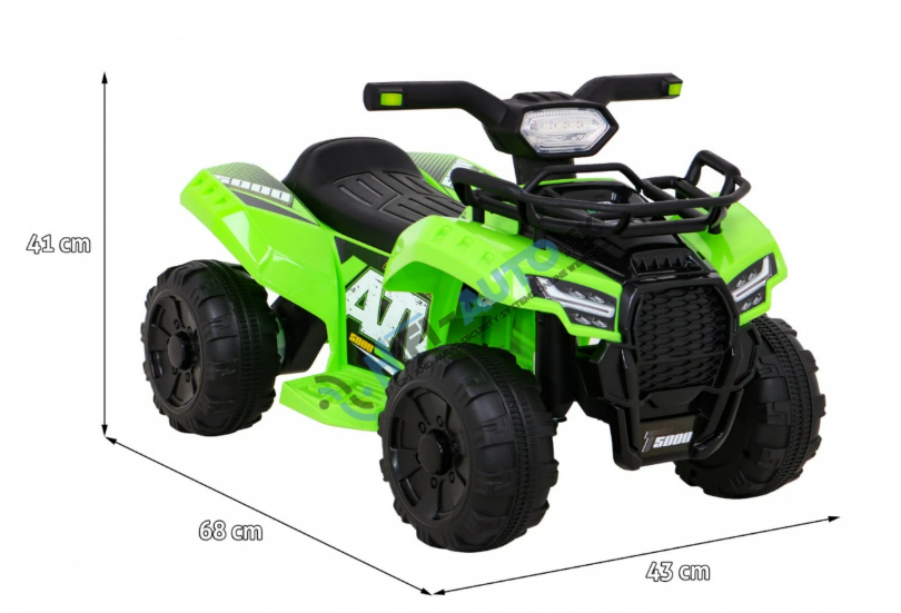 Detská elektrická štvorkolka Storm zelená