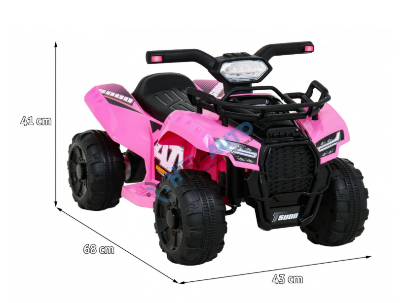 Detská elektrická štvorkolka Storm ružová