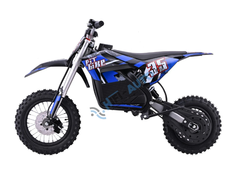 Elektrická motorka PIT BIKE – modrá