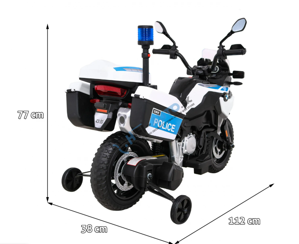 Elektrická motorka BMW F850 GS – polícia