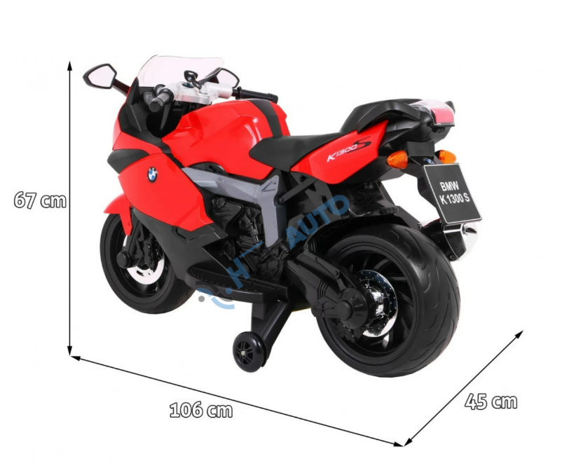 Elektrická motorka BMW K1300S – červená