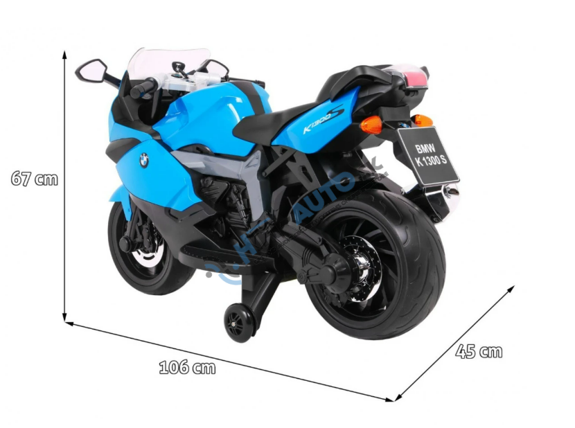 Elektrická motorka BMW K1300S – modrá