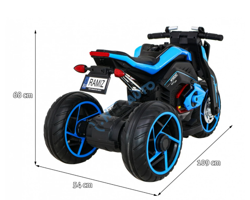 Detská elektrická motorka Future modrá