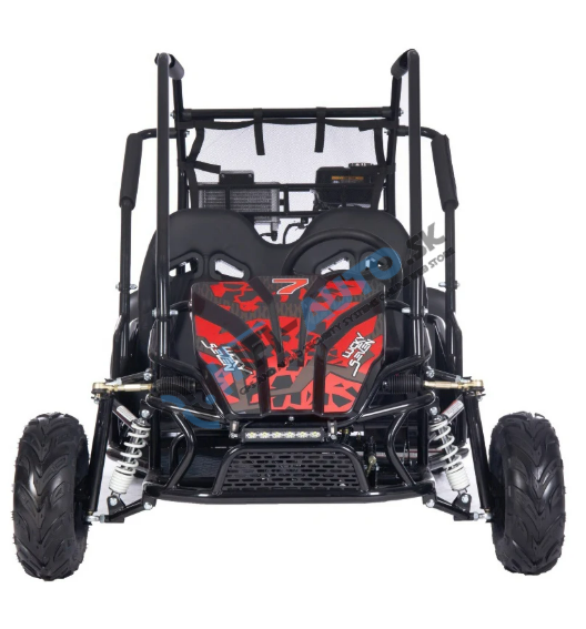 Detská bugina benzínová LUCKY SEVEN LIFT 125 cm3 – červená