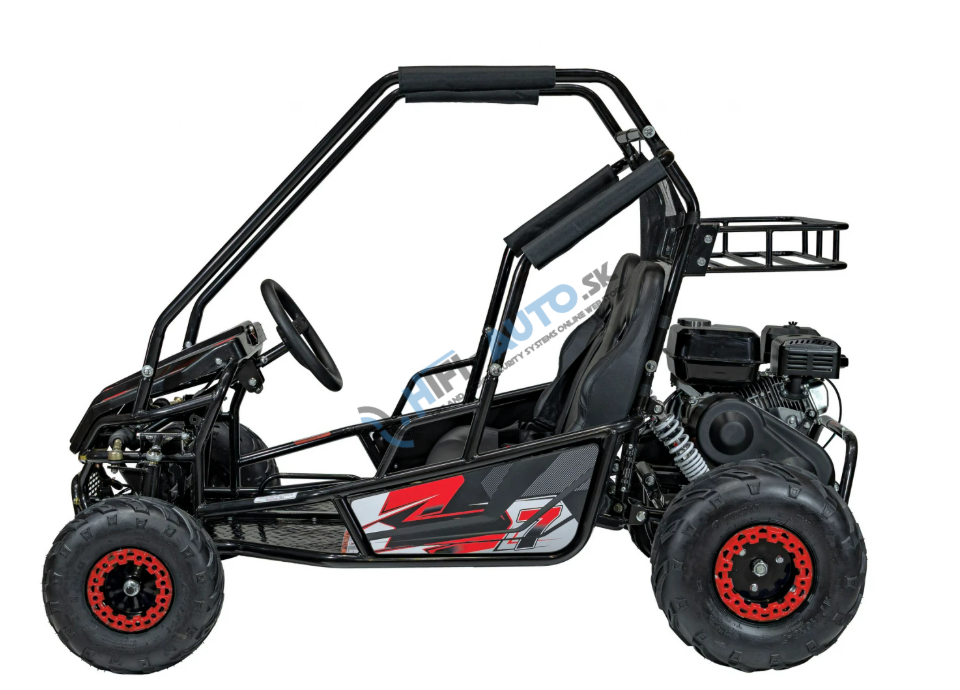 Benzínová BUGGY LUCKY SEVEN 212CC, Červená farba