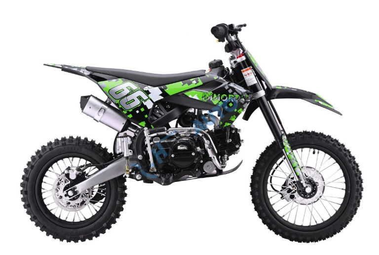 Detská benzínová motorka 110CM IMMORTAL – zelená