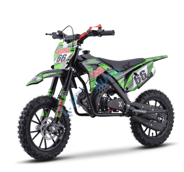 Benzínová motorka 49CC TIGER, zelená farba