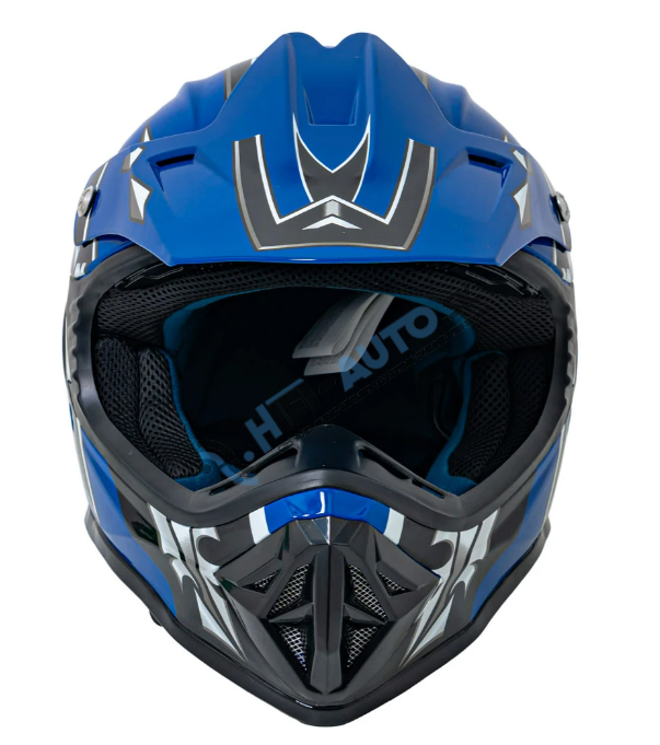 Detská prilba na motorku S – modrá