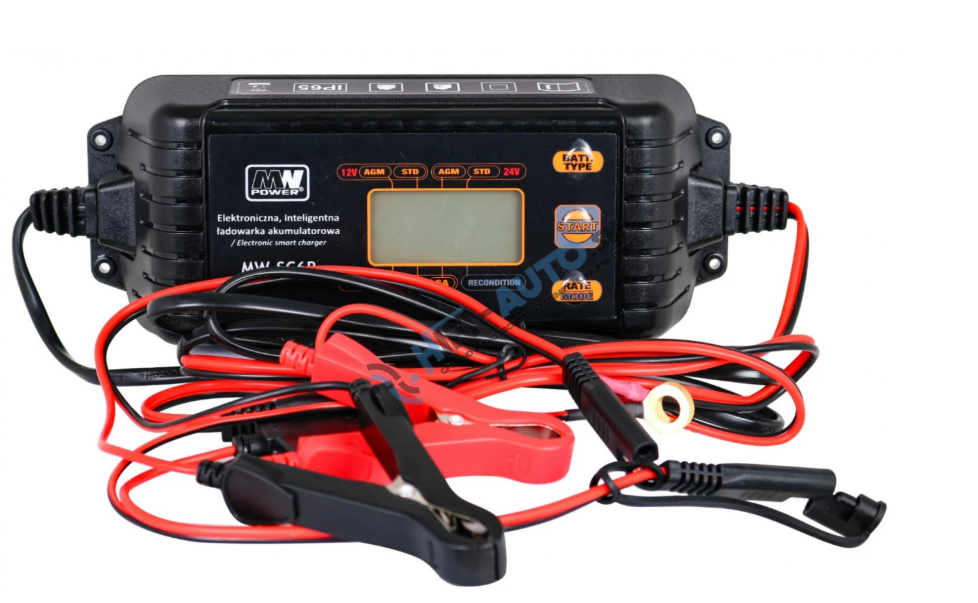 Nabíjačka batérií s LCD displejom 12V a 24V + 2 špeciálne režimy