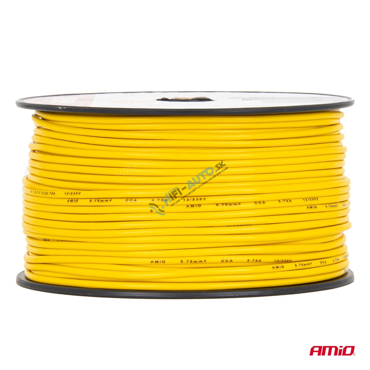 Jednožilový vodič reproduktora CCA 1x0.75mm2 100m 3.75A 12/230V