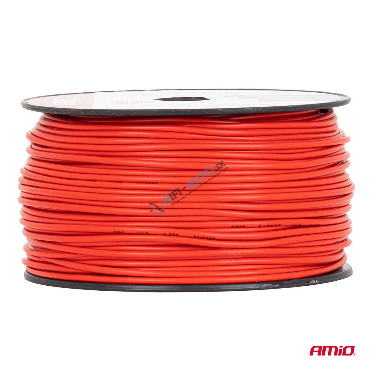 Jednožilový vodič reproduktora CCA 1x0.75mm2 100m 3.75A 12/230V