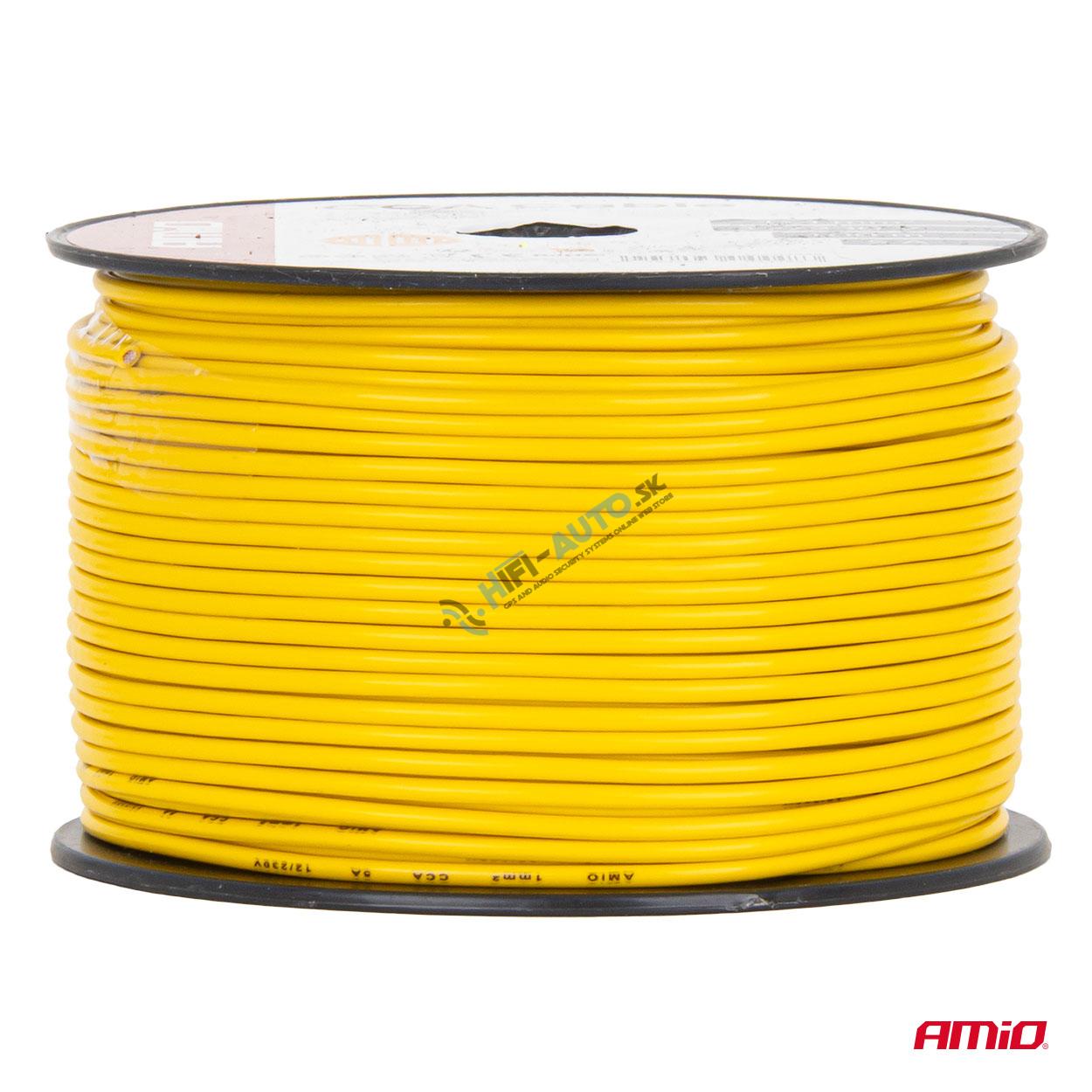 Jednožilový vodič reproduktora CCA 1x1mm2 100m 5A 12/230V