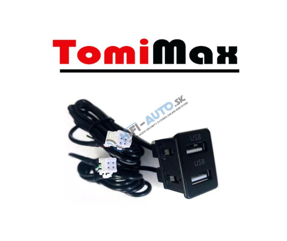 USB predlžovací kábel k autorádiu 2 x USB