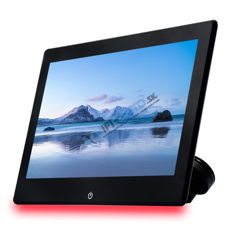 ANDROID 10,1” 4k monitor na opierku WIFI, USB, BT, ambientné osvetlenie