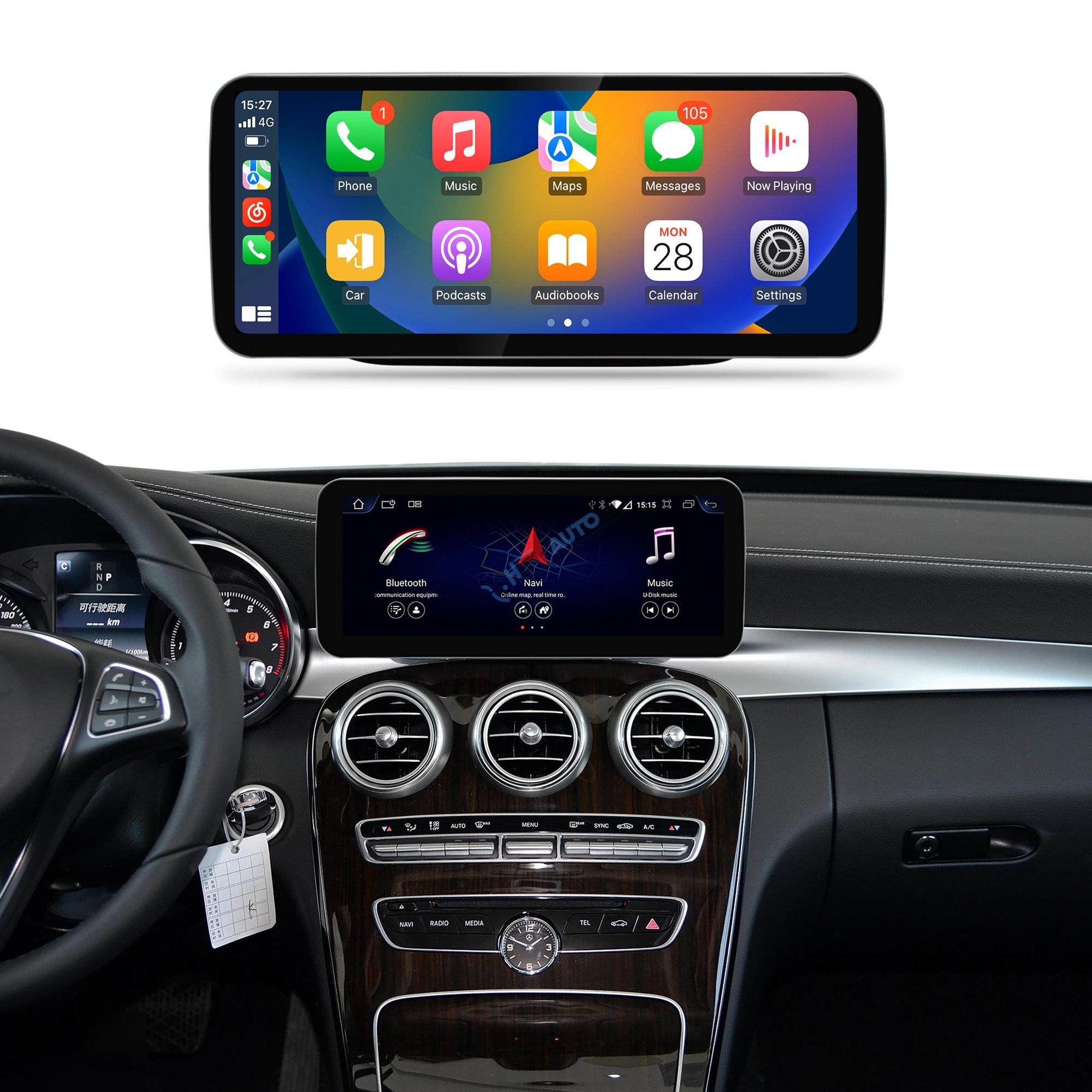 ANDROID 14 Mercedes C/GLC 12,3" autorádio