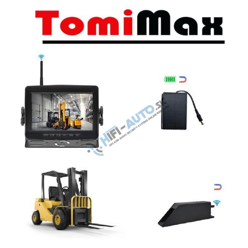 Kamera pre vysokozdvižné vozíky s LED osvetlením + 7″ LCD monitor + 9 600 mAh batéria (krytie IP69 / IP68)