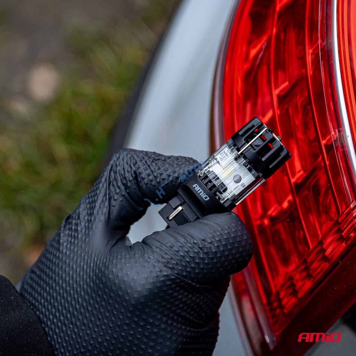 LED žiarovka LumiTec T20S 7440 W21W 12V FULL CANBUS biela 1 ks