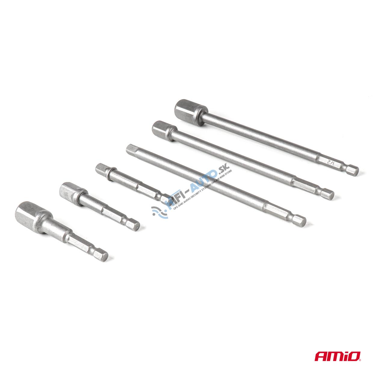Redukcia na nástrčné kľúče HEX 1/4" 3/8" 1/2"