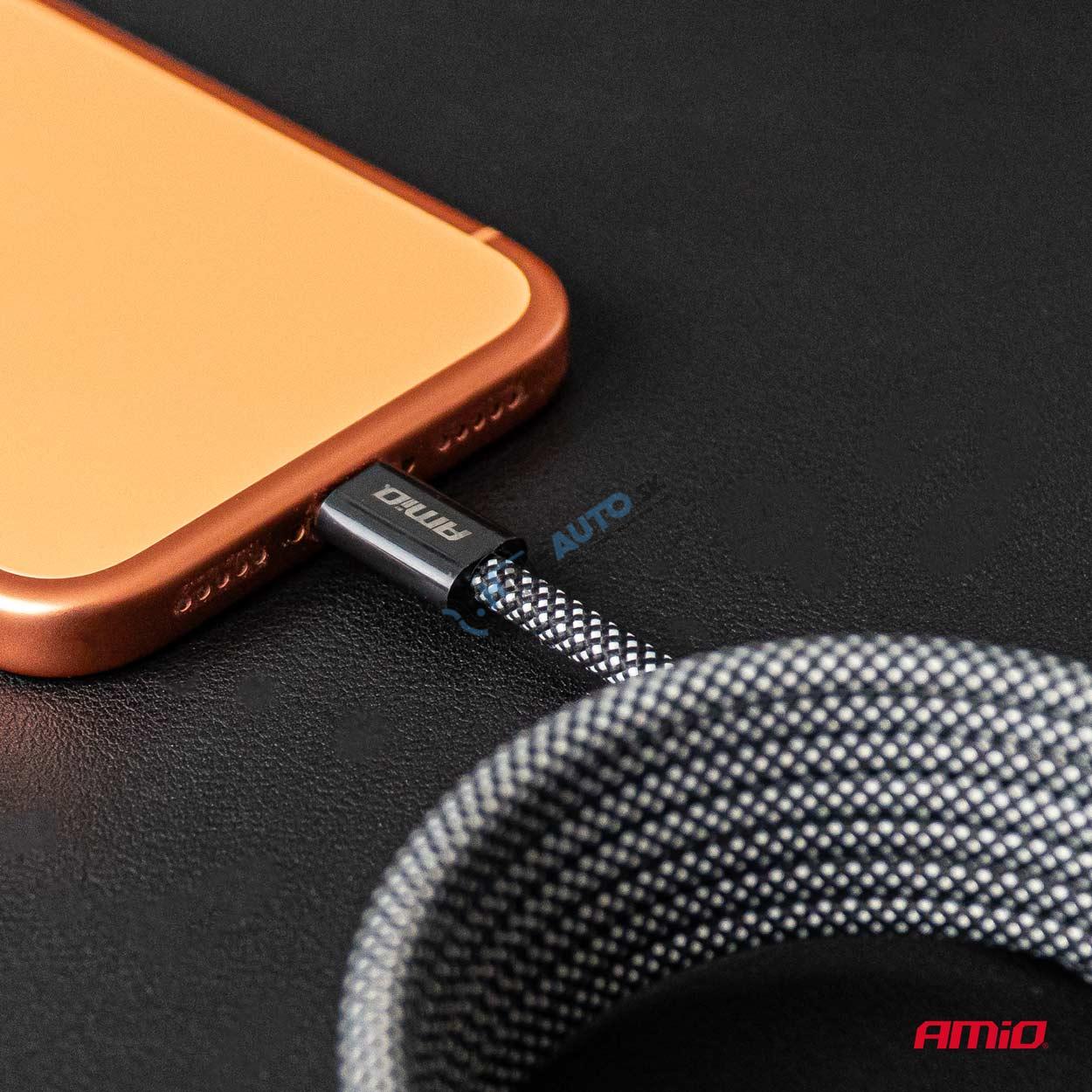 Magnetický USB kábel USB-C na USB-C 60W 100cm 