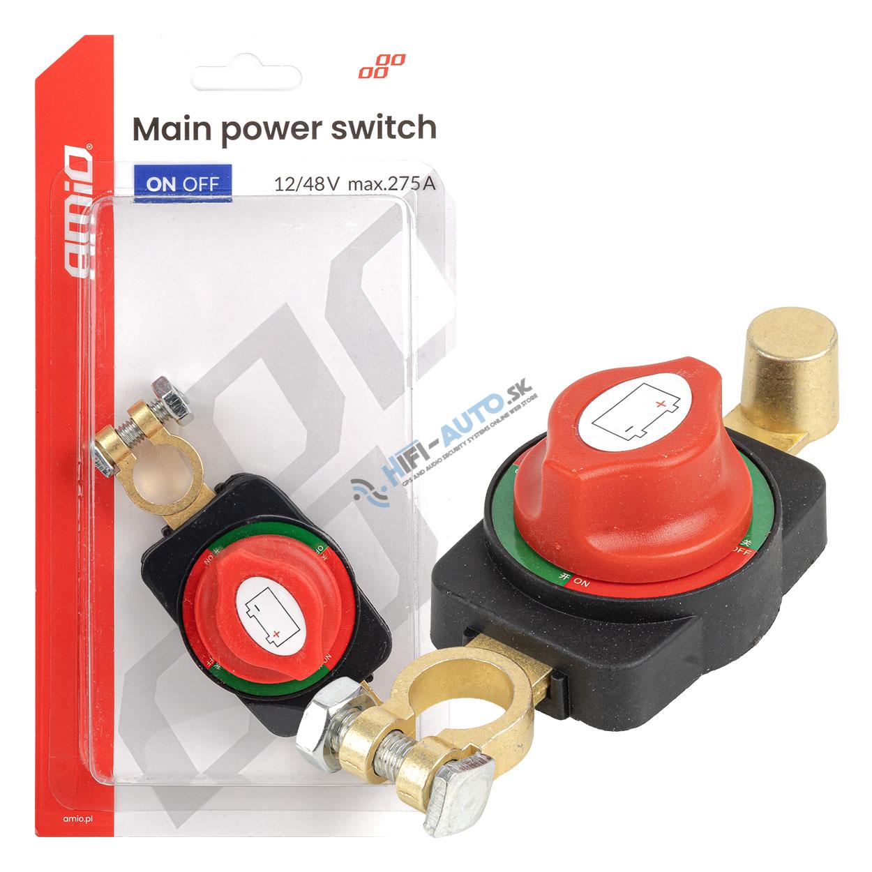 Hlavný vypínač autobatérie 12V-48V max 275A