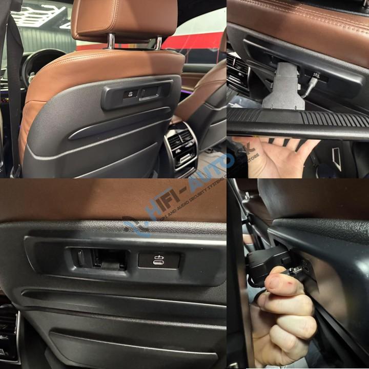 LCD monitor 12,4" OS Android/USB/SD/HDMI in/out/Bluetooth s držiakom pre BMW X5/X6/X7