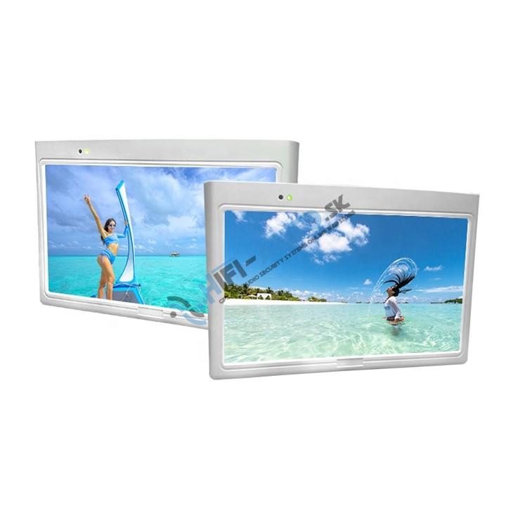 Stropný LCD monitor 15,6" s fixným držiakom, 2x RCA Video + 1x HDMI, sivý