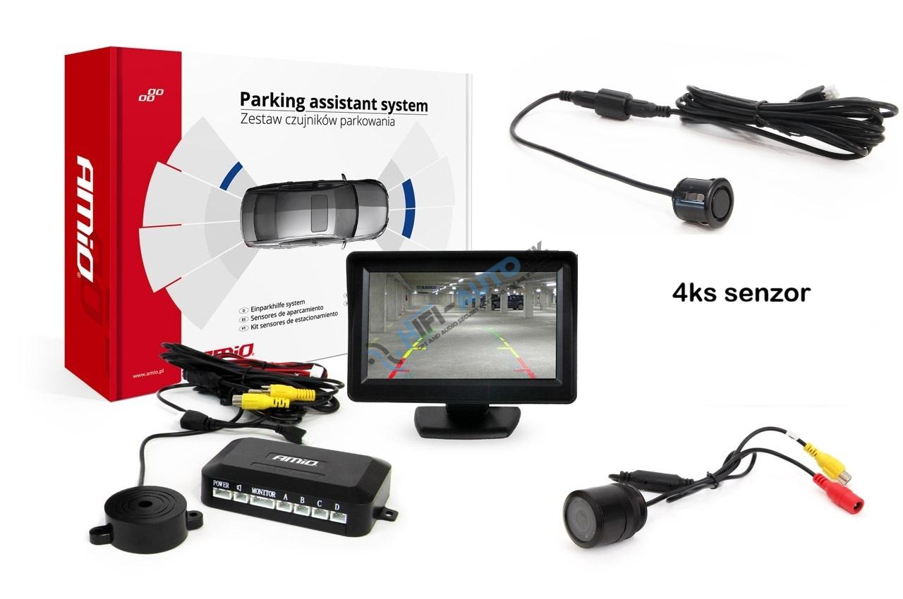 Parkovací asistent AMIO XD-335 S TFT XD-301 NIGHT VISION 18mm