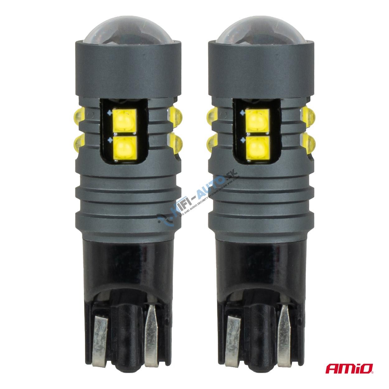 LED žiarovky STANDARD T10 2525 10SMD White 12/24V