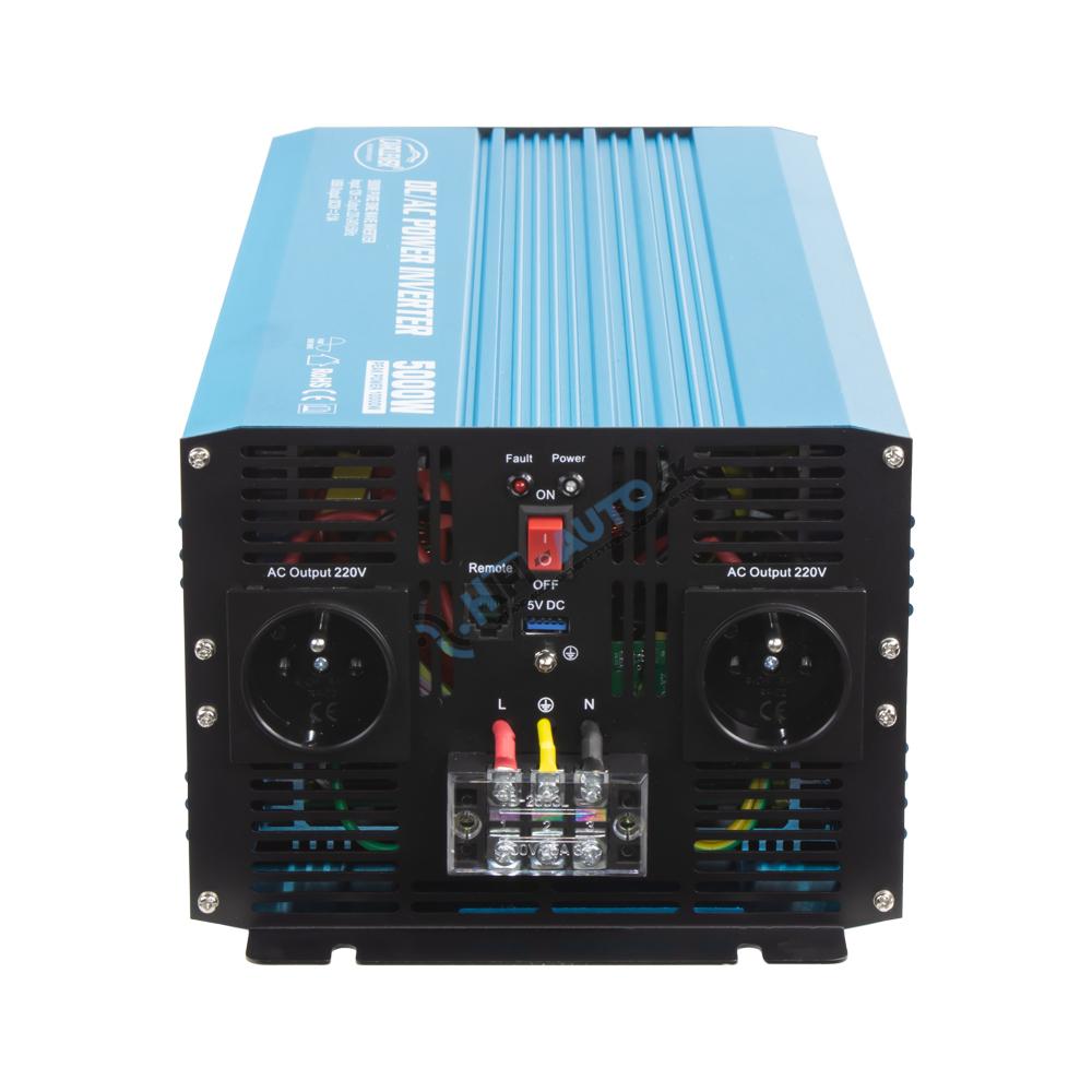 Sínusový menič napätia z 12/230V + USB, 5000W