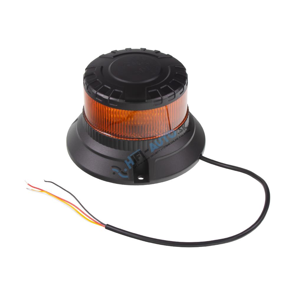 LED maják, 12-24V, 16xLED oranžový, ECE R65