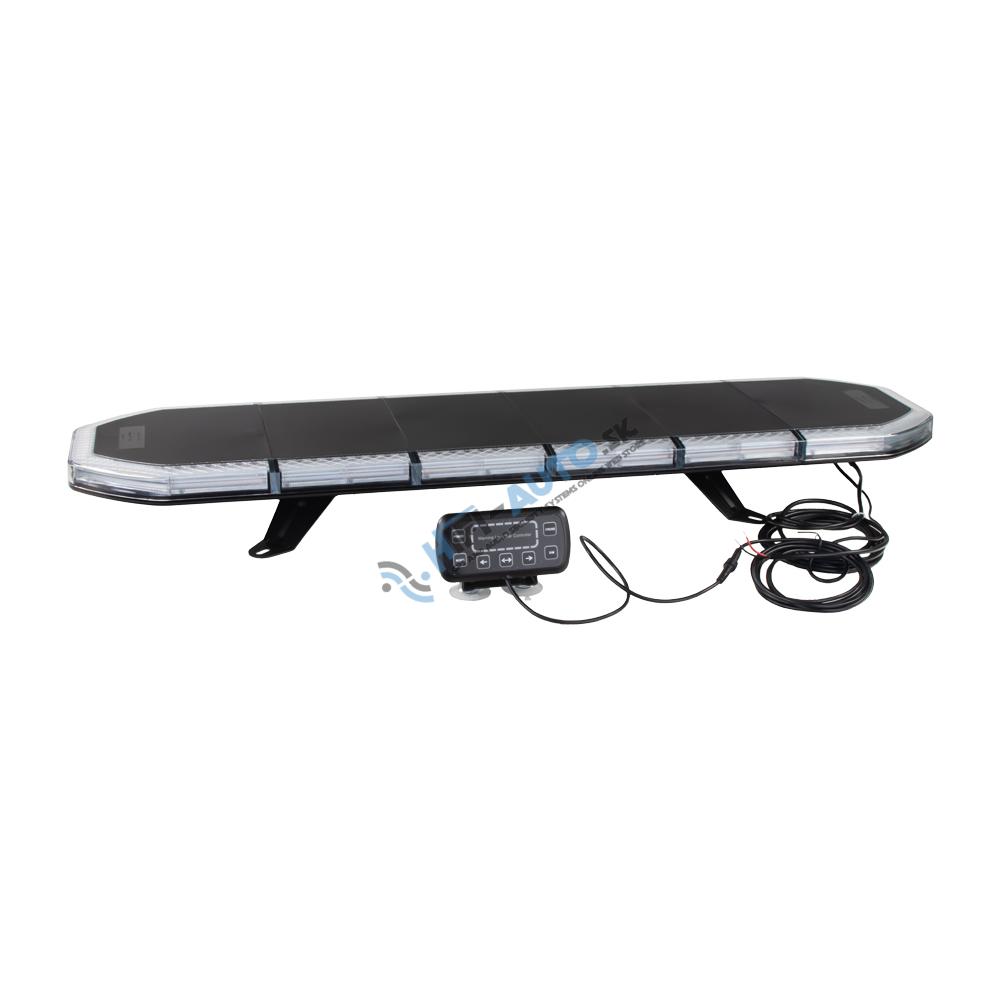 LED rampa 1040mm, oranžová, 12-24V, ECE R65, ovládač s kontrolou zvoleného režimu