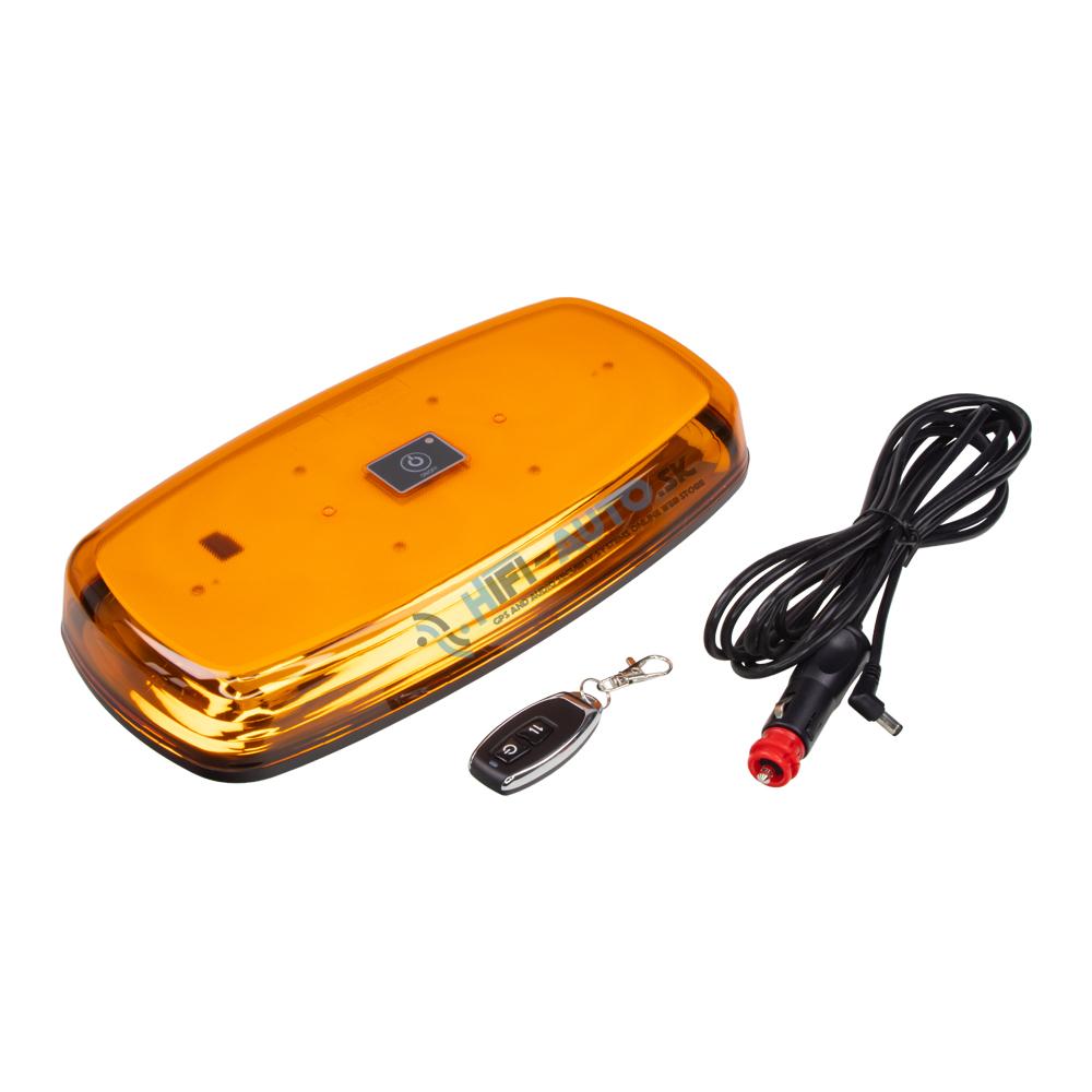 AKU LED rampa oranžová, APP, magnet, 12-24V, 304mm, ECE R65 R10