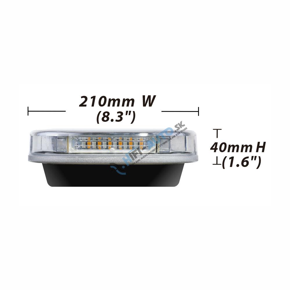 LED rampa 1429mm, modrá, 12-24V, ECE R65