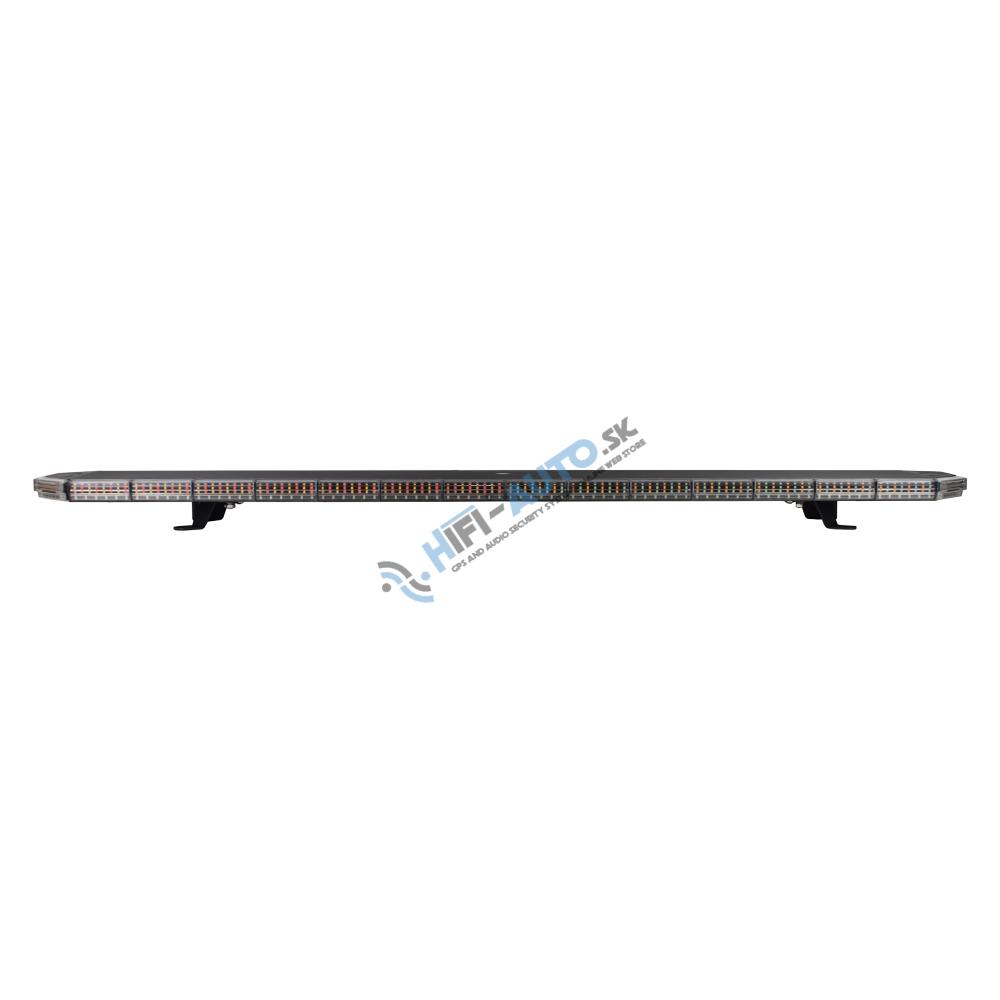 LED rampa 1240mm, oranžovo červeno / modrá + biela, 10-30V, ECE R65