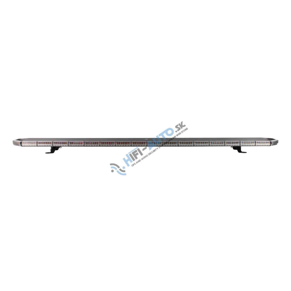 LED rampa 1400mm, oranžovo červeno / modrá + biela, 10-30V, ECE R65